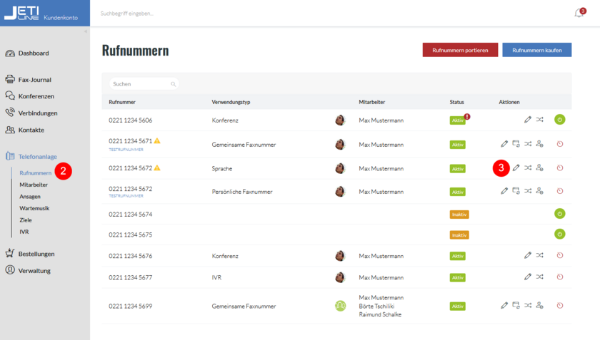 Weiterleitung Einrichten