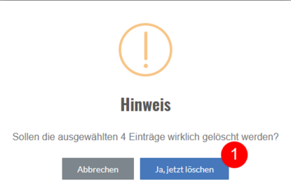 Kundenkonto Kontakte alle löschen Schritt 2