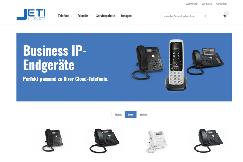Administrator-Konto Bestellung im fonial Shop